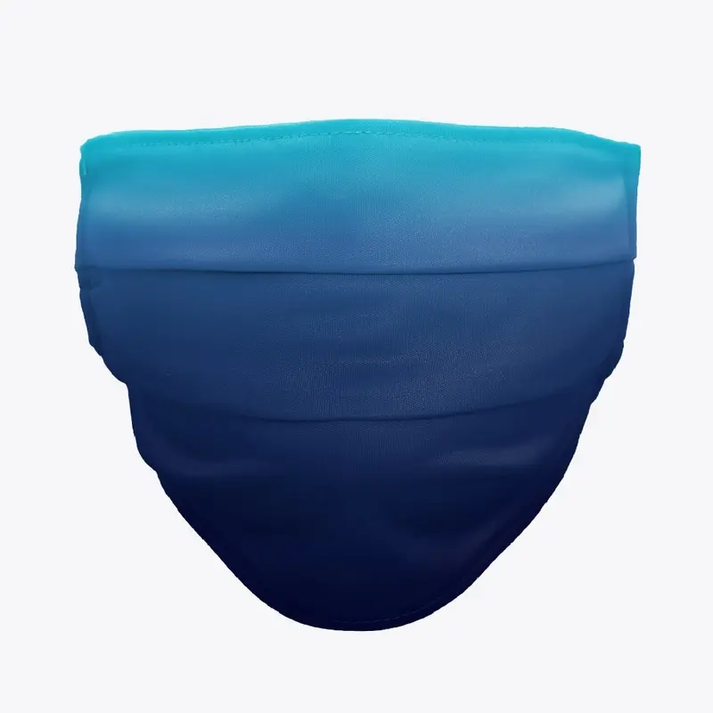 Light to dark blue gradient mask